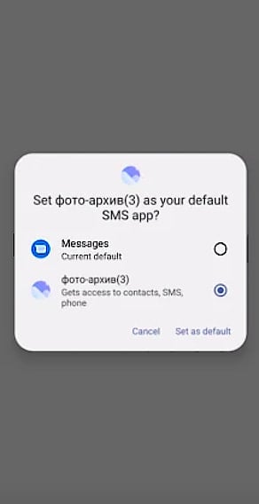 smsapp clayrat ClayRat becoming the default SMS handler